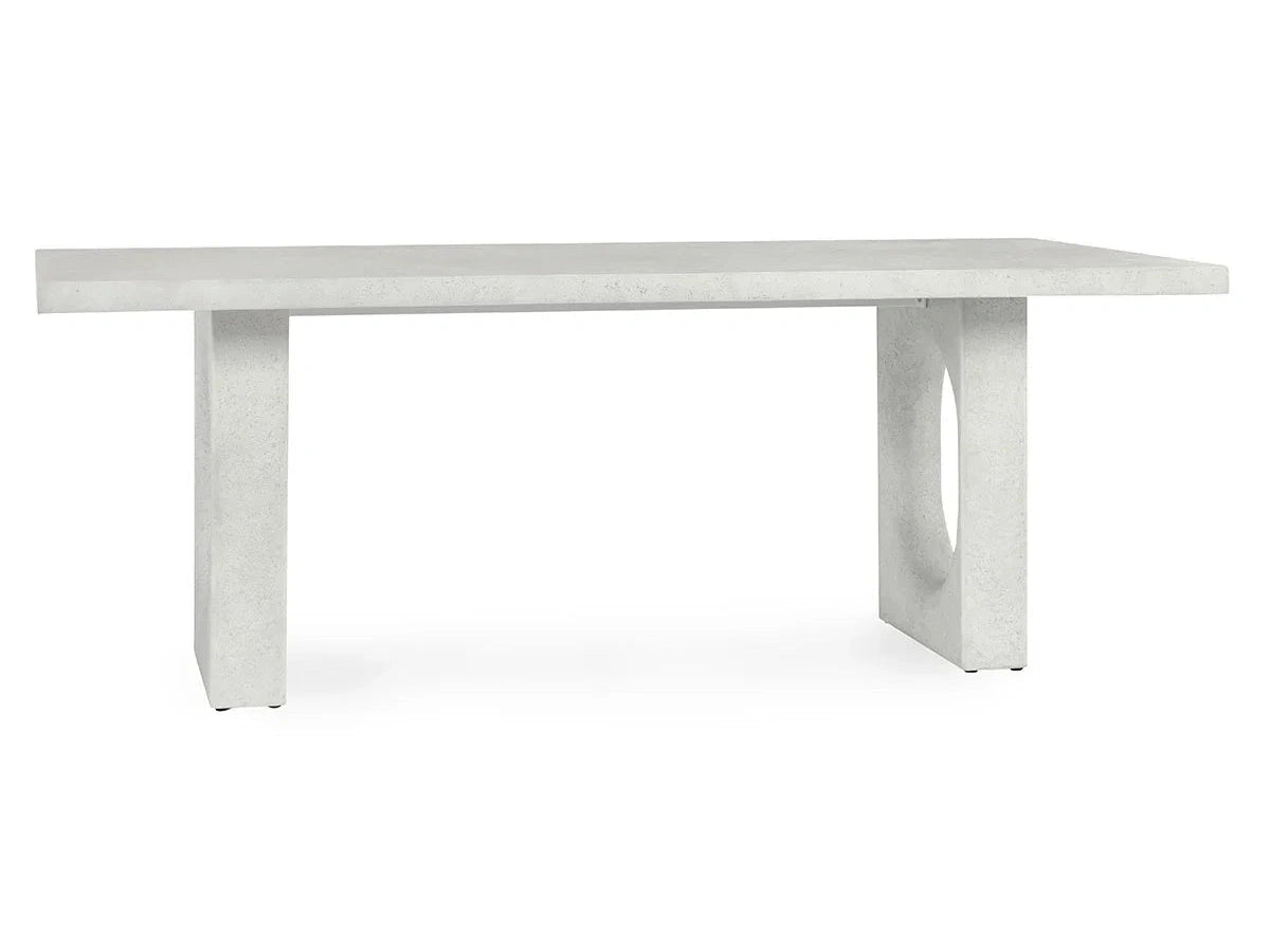 Lange Ivory Outdoor Dining Table - Ornate Home