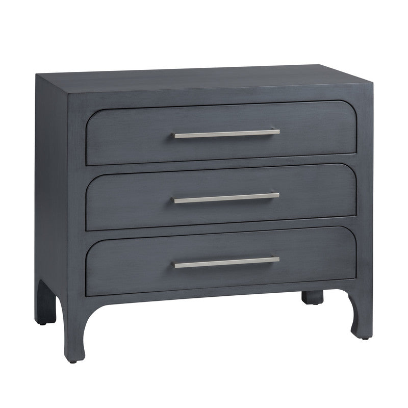 Langford Blue Three-Drawer Chest - Ornate Home