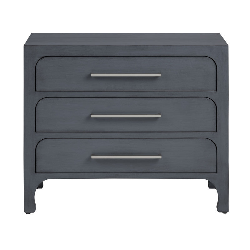 Langford Blue Three-Drawer Chest - Ornate Home