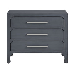 Langford Blue Three-Drawer Chest - Ornate Home