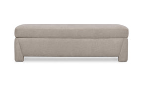 Langford Moondust Upholstered Bench - Ornate Home