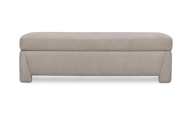 Langford Moondust Upholstered Bench - Ornate Home