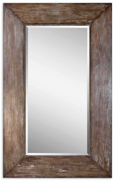 Langford Woodtone Large Wood Mirror - Ornate Home