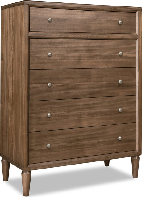 Langley Autumn Forest 5 Drawer Chest - Ornate Home