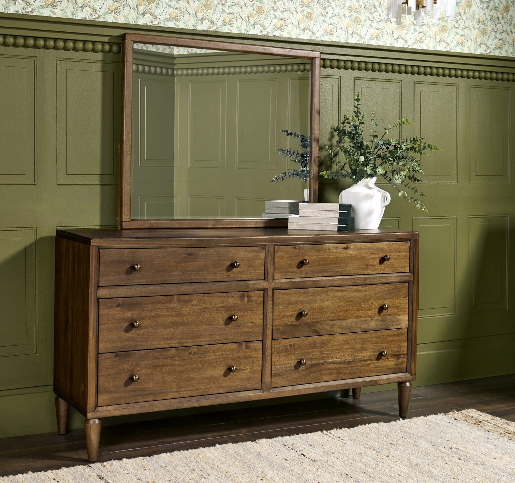 Langley Autumn Forest Dresser Mirror - Ornate Home