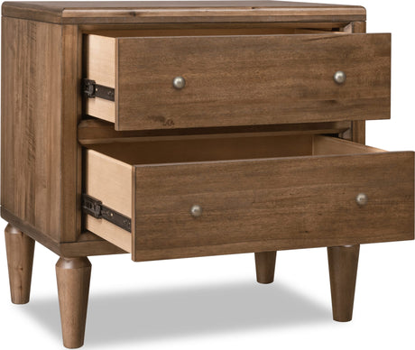 Langley Autumn Forest Two Drawer Nightstand w/CM - Ornate Home
