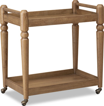 Langley Cabin Glow Bar Cart - Ornate Home