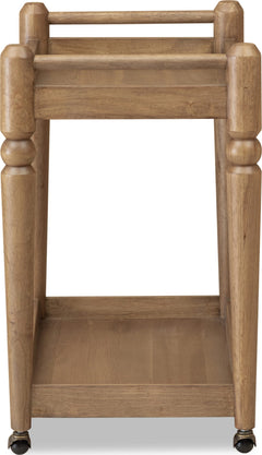 Langley Cabin Glow Bar Cart - Ornate Home