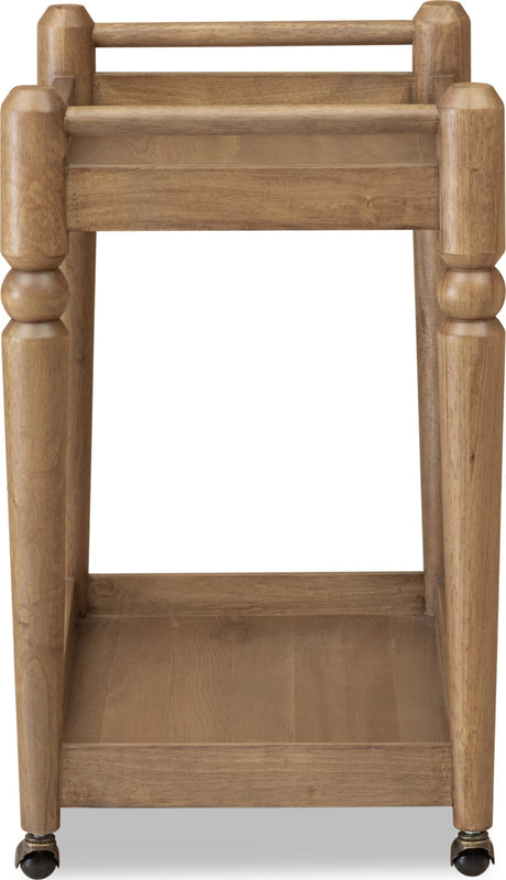 Langley Cabin Glow Bar Cart - Ornate Home