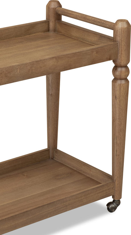 Langley Cabin Glow Bar Cart - Ornate Home