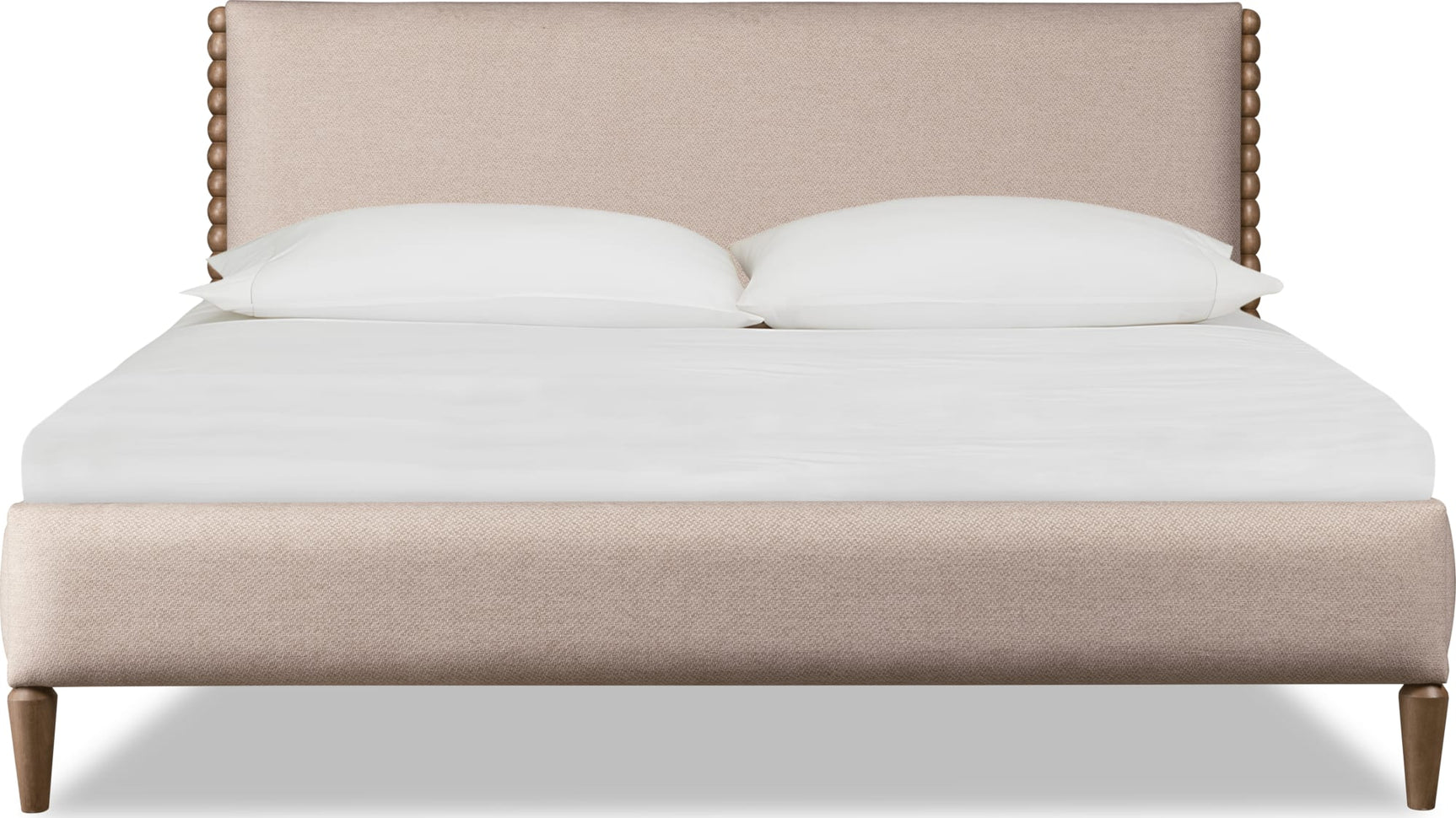 Langley Honey Wheat/Autumn Forest Upholstered California King Bed - Ornate Home