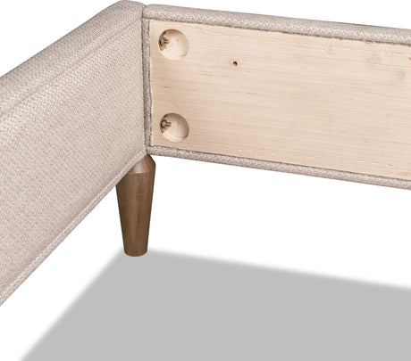 Langley Honey Wheat/Autumn Forest Upholstered California King Bed - Ornate Home