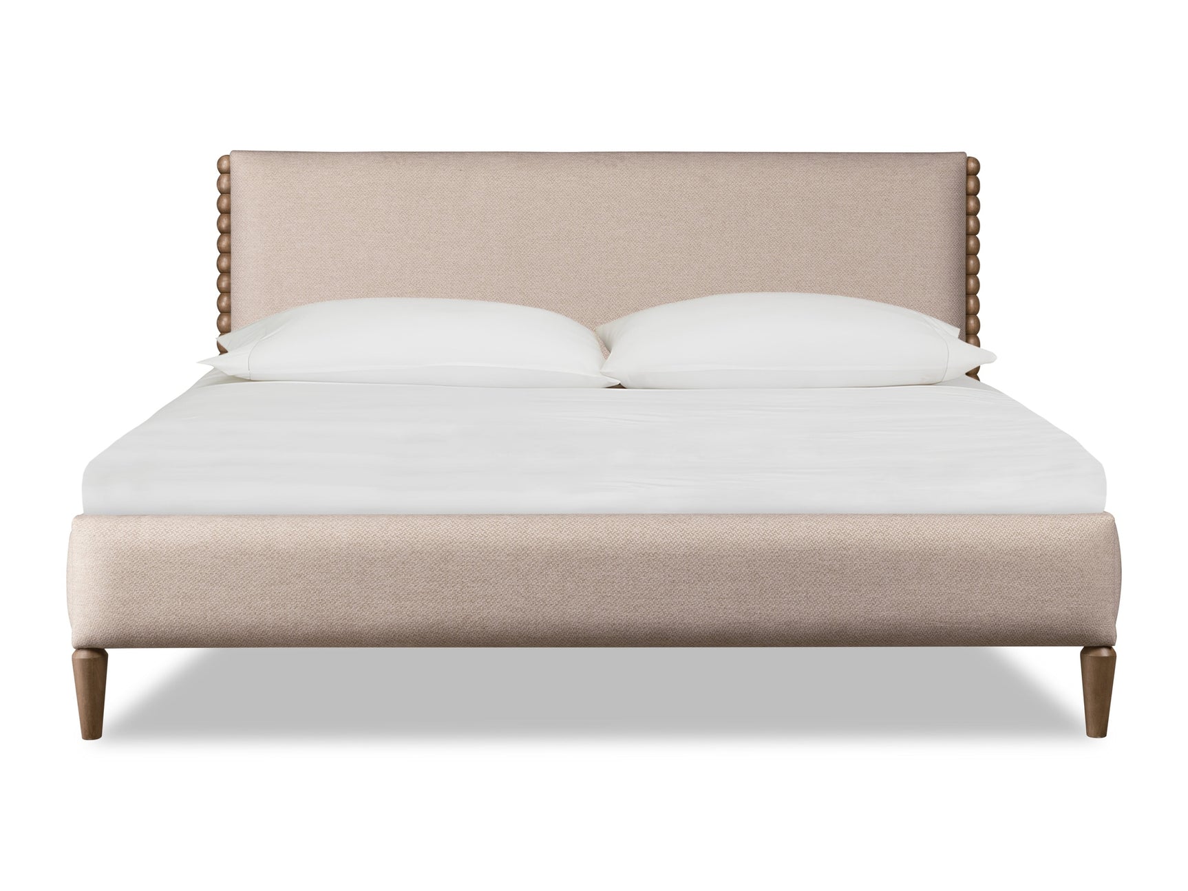 Langley Honey Wheat/Autumn Forest Upholstered Queen Bed - Ornate Home