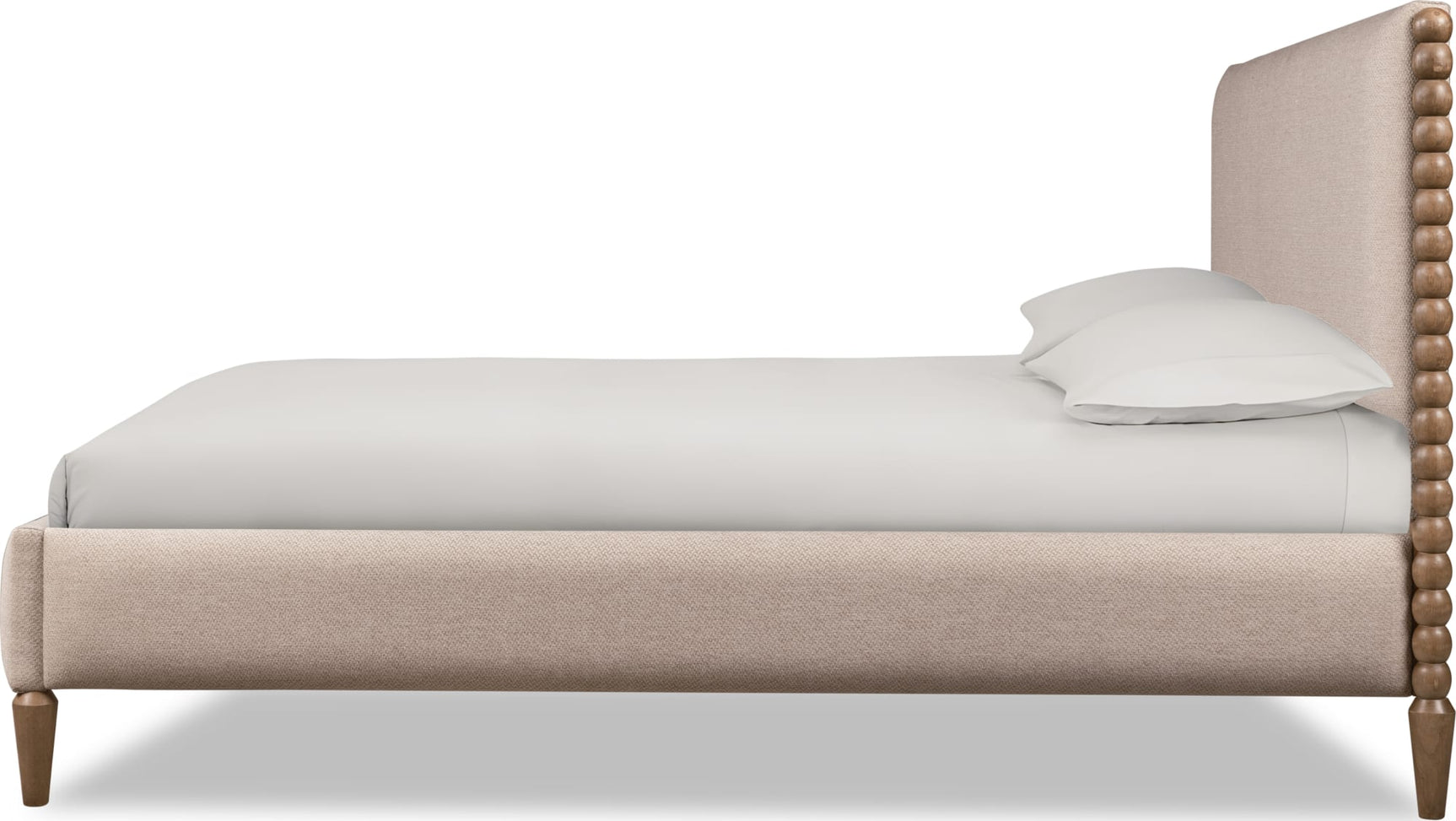 Langley Honey Wheat/Autumn Forest Upholstered Queen Bed - Ornate Home