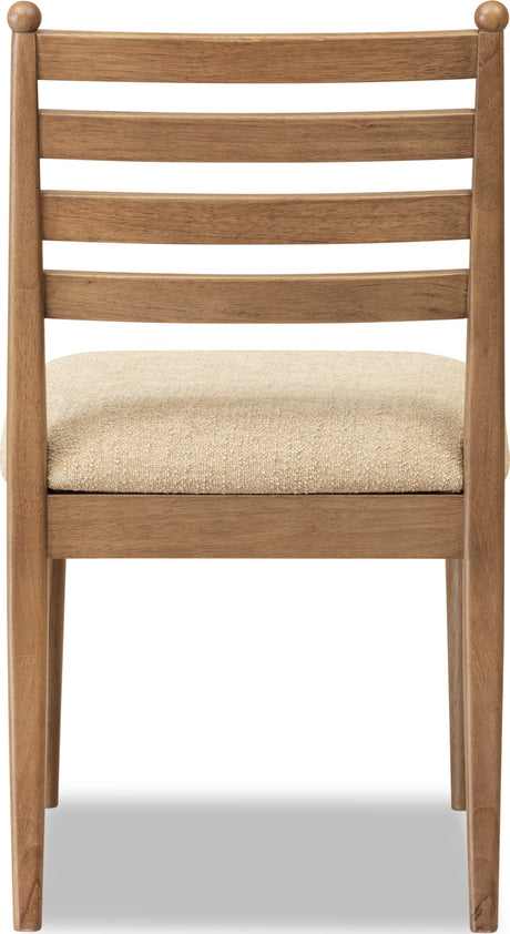 Langley Sourdough/Cabin Glow Ladder Back Chair - Ornate Home