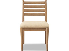 Langley Sourdough/Cabin Glow Ladder Back Chair (Set of 2) - Ornate Home