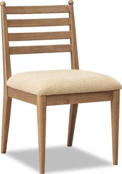 Langley Sourdough/Cabin Glow Ladder Back Chair (Set of 2) - Ornate Home