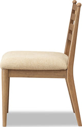 Langley Sourdough/Cabin Glow Ladder Back Chair (Set of 2) - Ornate Home