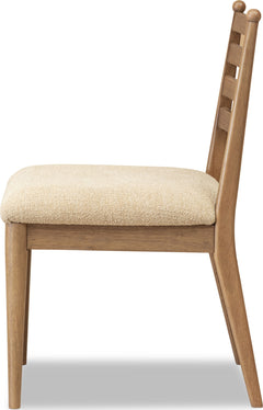 Langley Sourdough/Cabin Glow Ladder Back Chair (Set of 2) - Ornate Home