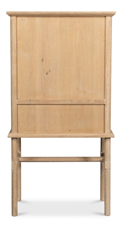Langley Tan Cabinet - Ornate Home