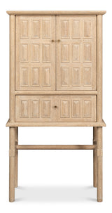 Langley Tan Cabinet - Ornate Home