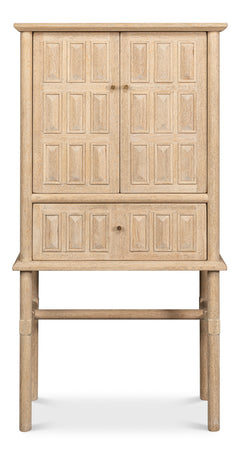 Langley Tan Cabinet - Ornate Home