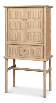 Langley Tan Cabinet - Ornate Home