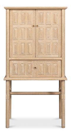 Langley Tan Cabinet - Ornate Home