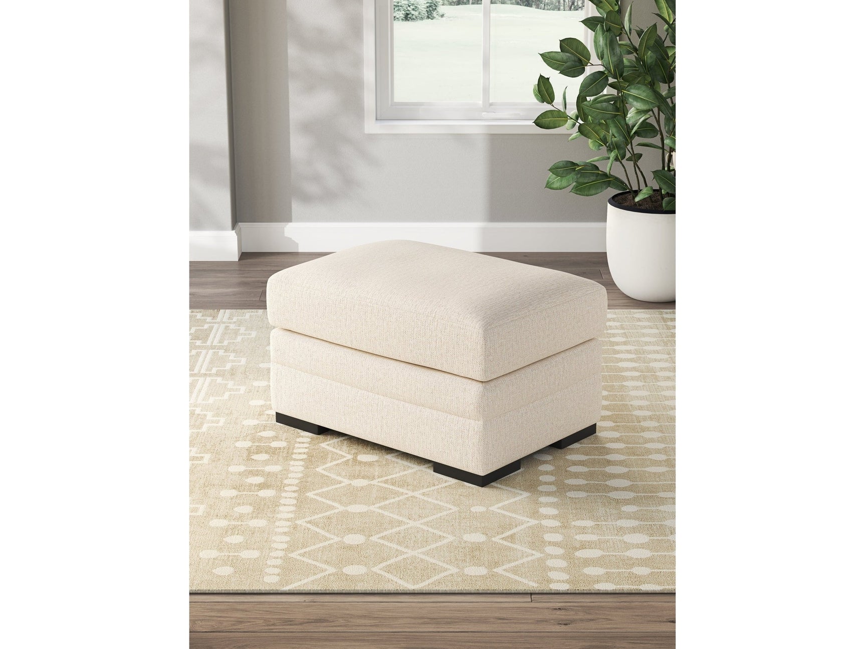 Lango Jute Ottoman (Online Special Price) - Ornate Home