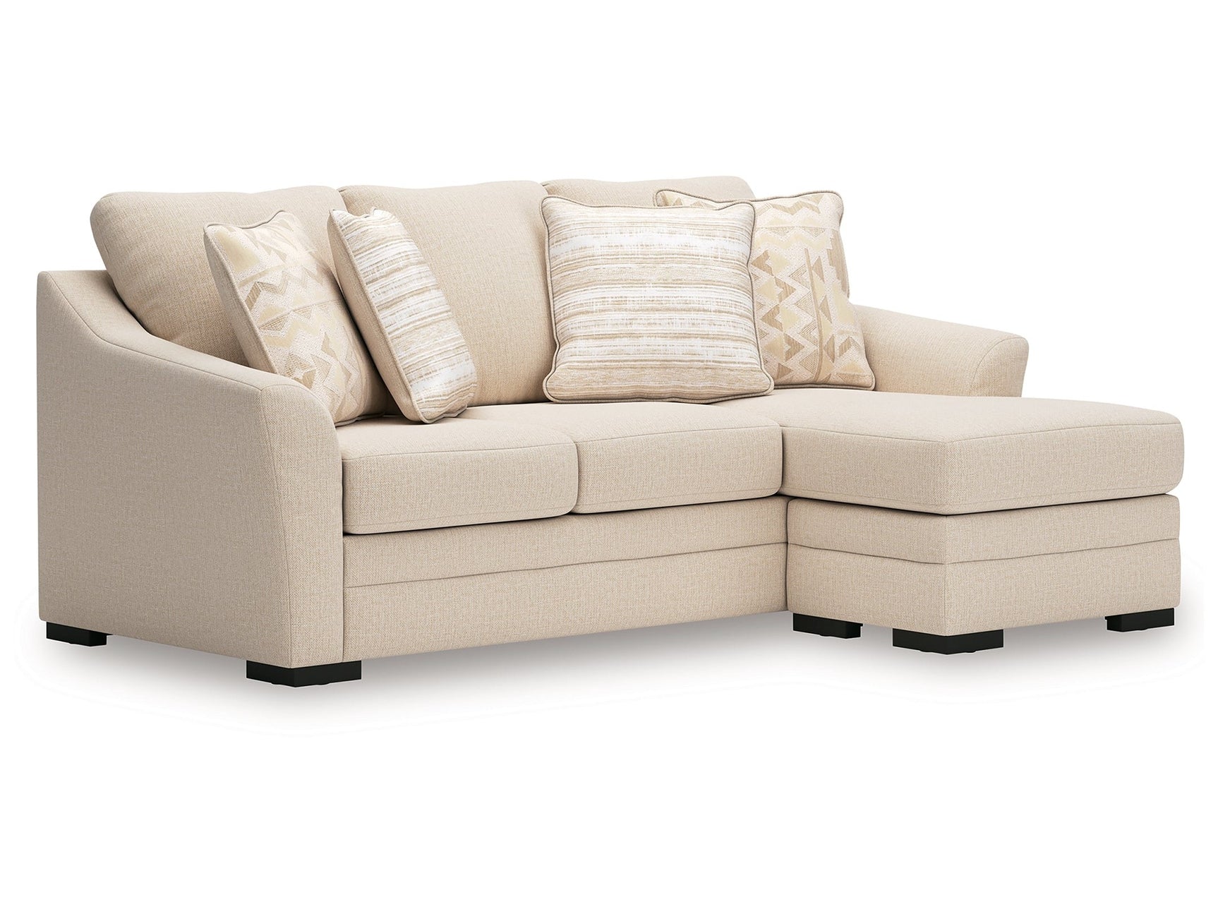 Lango Jute Queen Sofa Chaise Sleeper - Ornate Home