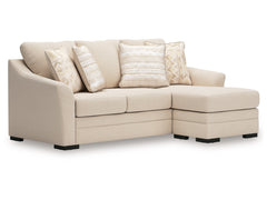 Lango Jute Queen Sofa Chaise Sleeper - Ornate Home