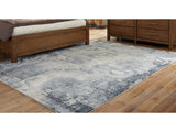 Langrich Blue/Gray/Cream 5'3" x 7'3" Rug (Online Special Price) - Ornate Home