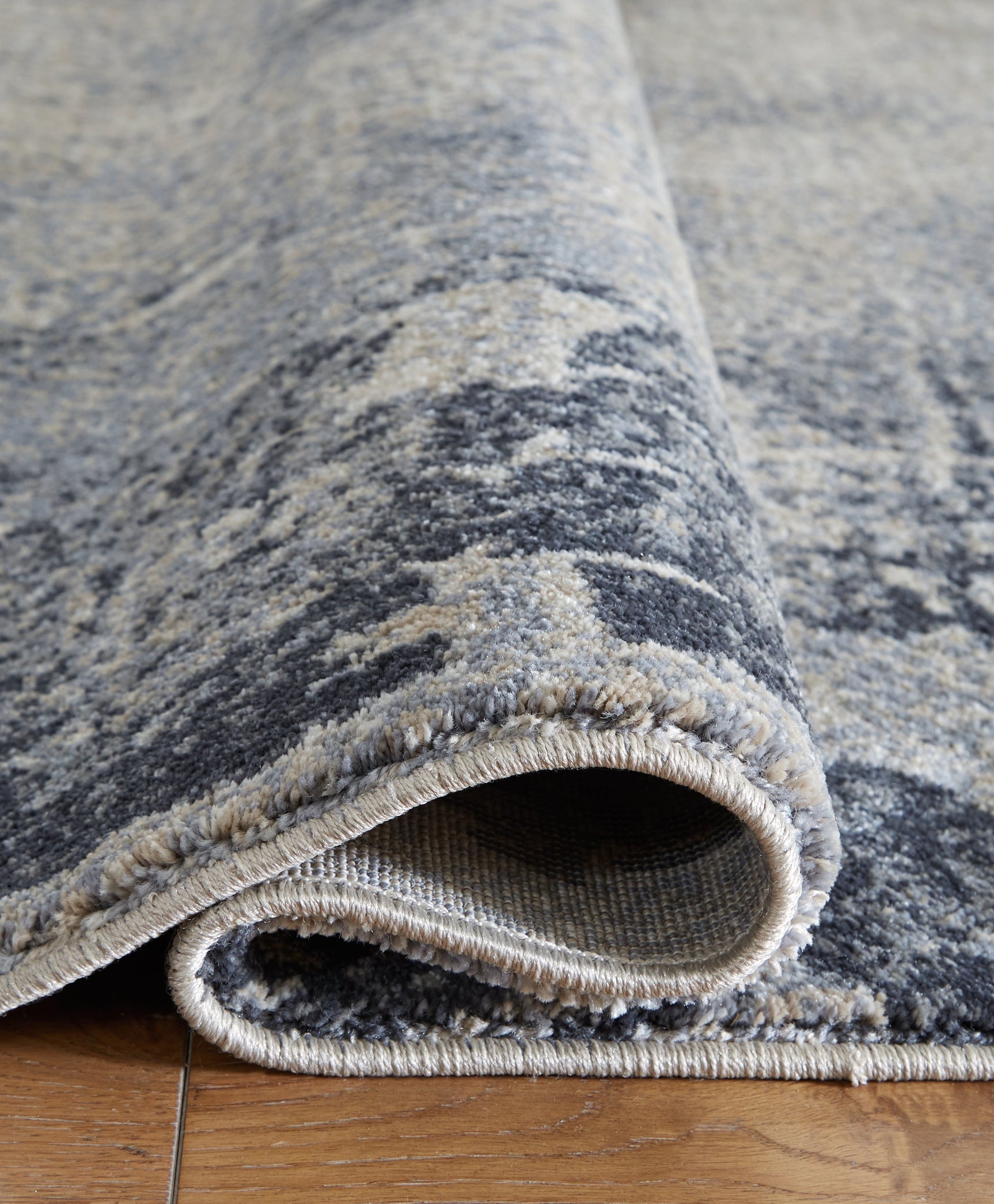 Langrich Blue/Gray/Cream 5'3" x 7'3" Rug (Online Special Price) - Ornate Home