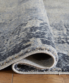 Langrich Blue/Gray/Cream 5'3" x 7'3" Rug - Ornate Home