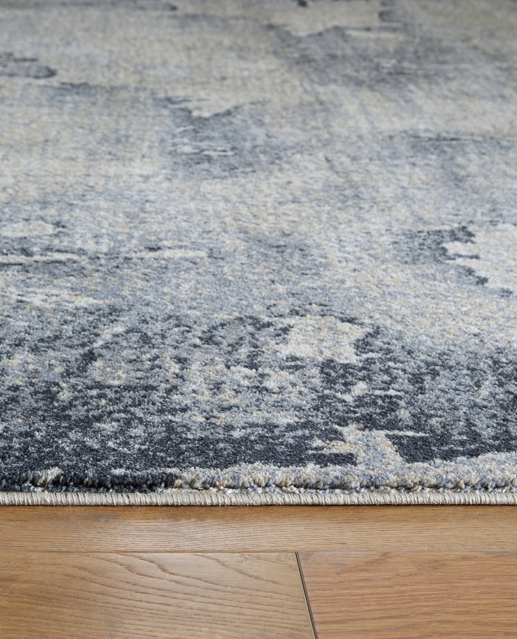 Langrich Blue/Gray/Cream 5'3" x 7'3" Rug - Ornate Home