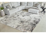 Langwell Black/Gray/White Extra Large Rug (Online Special Price) - Ornate Home