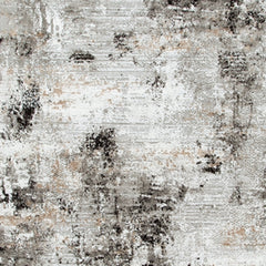 Langwell Black/Gray/White Large Rug - Ornate Home