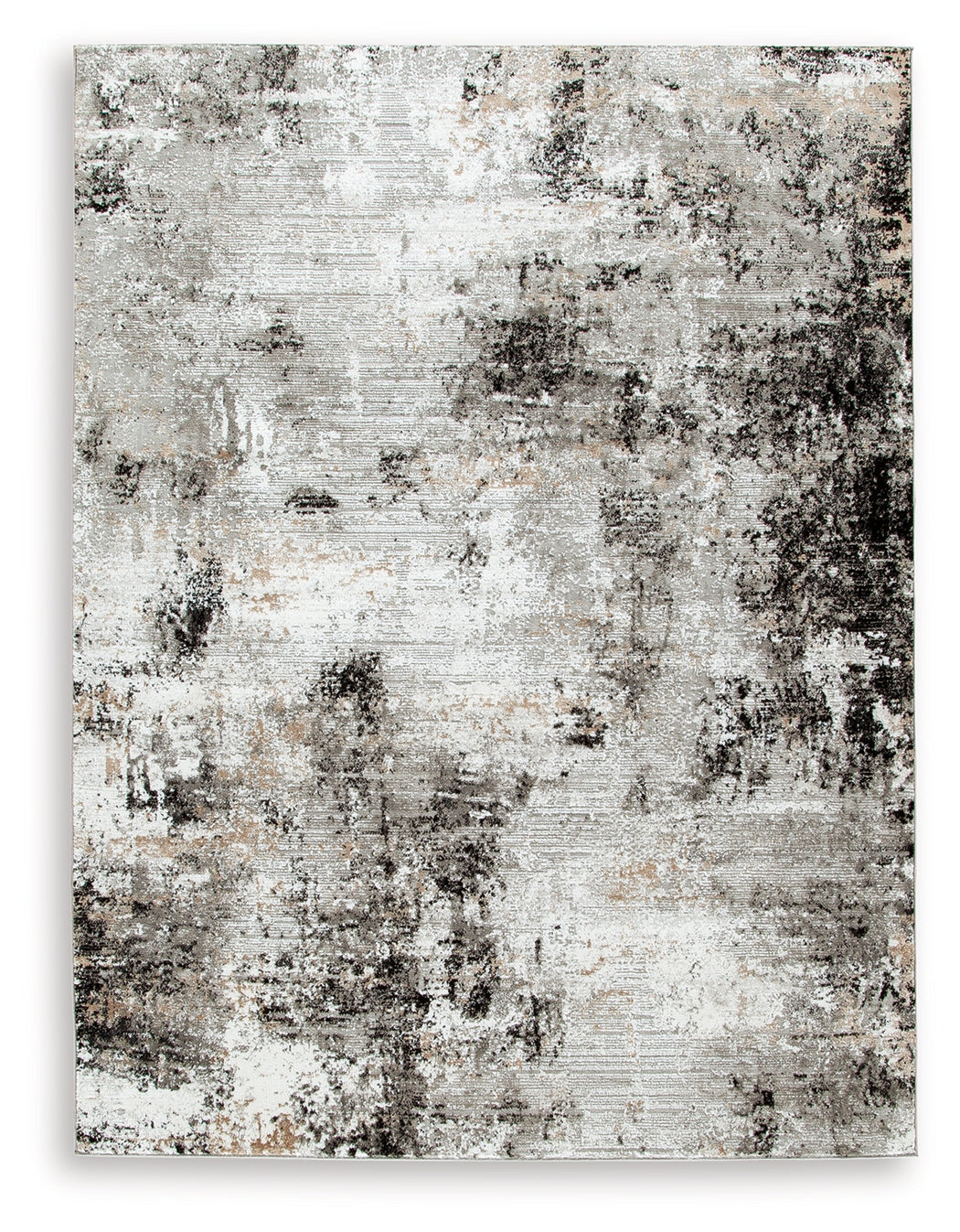 Langwell Black/Gray/White Medium Rug (Online Special Price) - Ornate Home