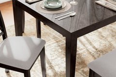 Langwest Brown Dining Table and 4 Chairs and Bench (Set of 6) - Ornate Home