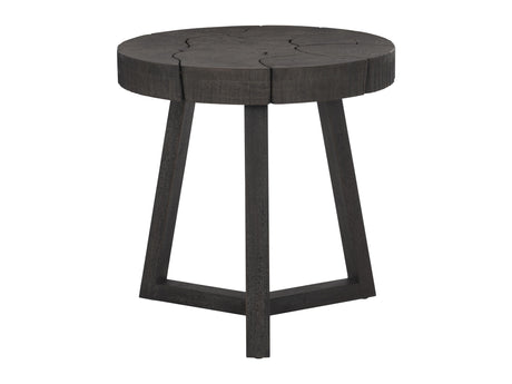 Lanita Smoked Truffle Side Table - Ornate Home