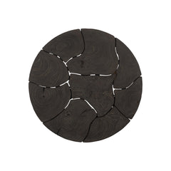 Lanita Smoked Truffle Side Table - Ornate Home