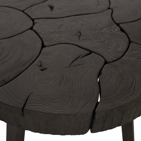 Lanita Smoked Truffle Side Table - Ornate Home