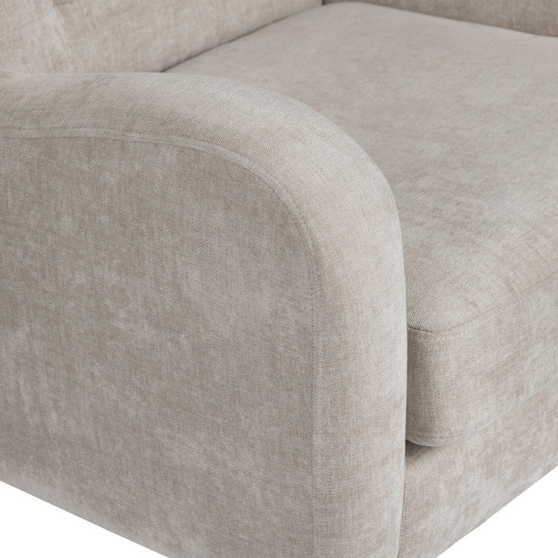 Lanna Cream/Gold Accent Chair - Ornate Home