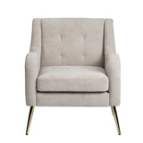 Lanna Cream/Gold Accent Chair - Ornate Home