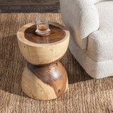 Lanna Natural Accent Table - Ornate Home