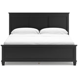 Lanolee Black California King Panel 4-Piece Bedroom Set (Online Special Price) - Ornate Home