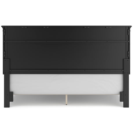 Lanolee Black California King Panel 5-Piece Bedroom Set - Ornate Home