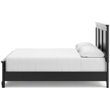 Lanolee Black California King Panel 4-Piece Bedroom Set - Ornate Home