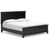 Lanolee Black California King Panel 4-Piece Bedroom Set (Online Special Price) - Ornate Home