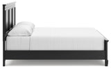 Lanolee Black California King Panel Bed, Dresser, Chest and 2 Nightstands (Online Special Price) - Ornate Home